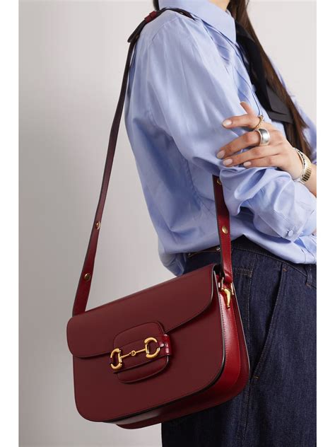 gucci 1955 horsebit red